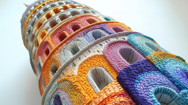 haft - kolorowe nici na płótnie